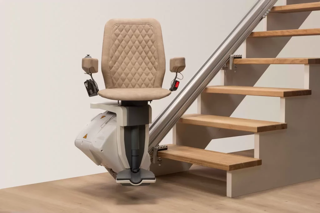 Déplacement avec le siège incliné