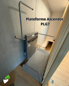 LSM Mobility Plateforme monte-escalier PLG7 pour accessibilité